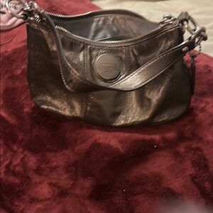Coach Metallic Shoulder Bag